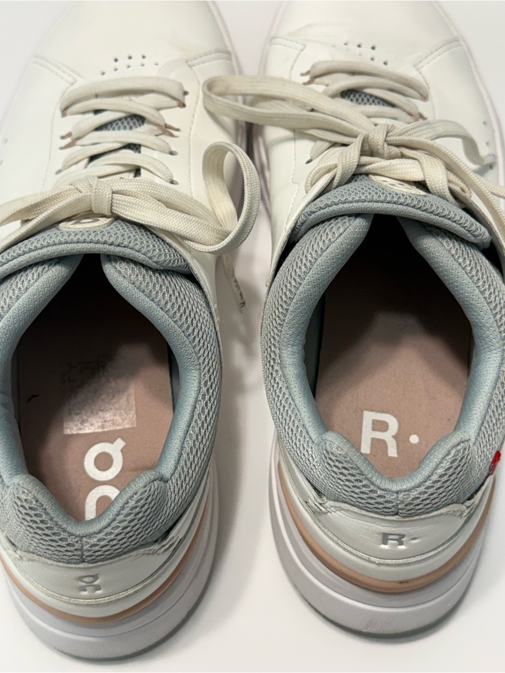 On Cloud The Roger Advantage 2 Women's Sneakers Size 9 White Grey - Picture 7 of 13